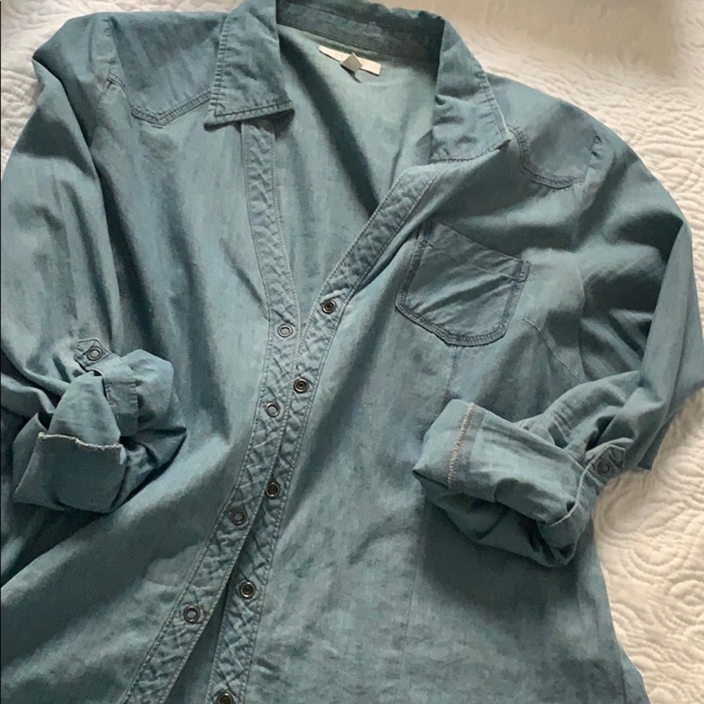 Chambray Top